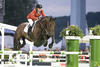 with Anne Kursinski on board in the second round of the Nations Cup at the CHIO Aachen 2008.