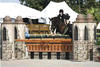 jumps always in perfect style and superb technique. Here shown in the \"Small Junior\" hunter division.