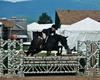 Avenue Blue with owner Caroll Hoffman on board on their cruise in the hunter ring at Lake Placid.